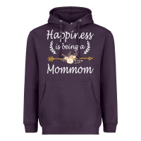 Happiness Is Being A Mommom  Cute Mothers Day Gifts Heavyweight Hoodie | Teevron