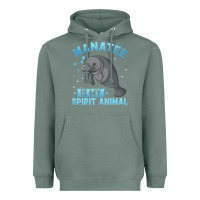 Sage manatee gifts Heavyweight Hoodie - PixelWave