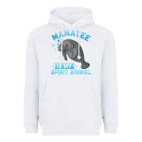 White manatee gifts Heavyweight Hoodie - PixelWave