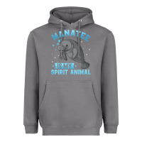 Storm manatee gifts Heavyweight Hoodie - PixelWave