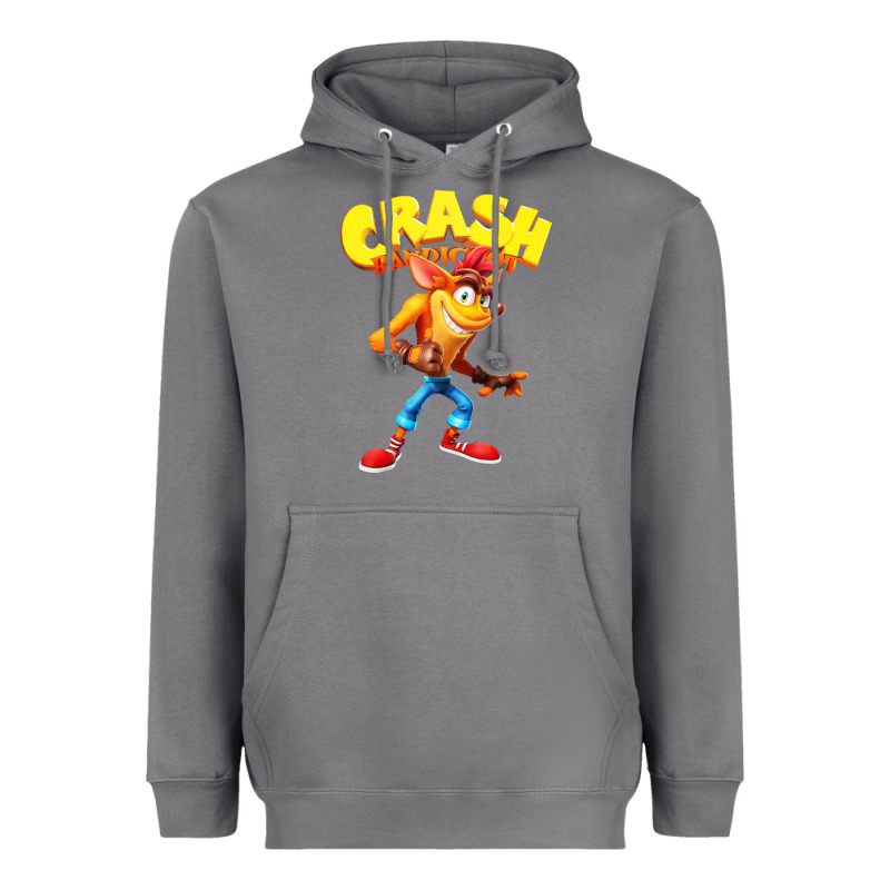 Crash Bandicoot Heavyweight Hoodie by PixelWave | Teevron