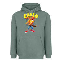 Sage crash bandicoot Heavyweight Hoodie - PixelWave