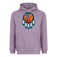 Lavender OKC Thunder Dreamcatcher 1 Heavyweight Hoodie - PixelWave