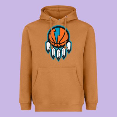 Okc Thunder Dreamcatcher 1 Heavyweight Hoodie Designed By Pixelwave