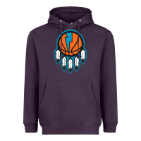 Plum OKC Thunder Dreamcatcher 1 Heavyweight Hoodie - PixelWave