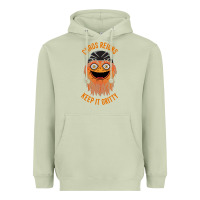 Matcha chaos reigns keep it gritty Heavyweight Hoodie - PixelWave
