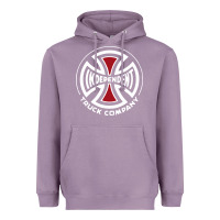 Lavender independent company cross skateboard Heavyweight Hoodie - PixelWave