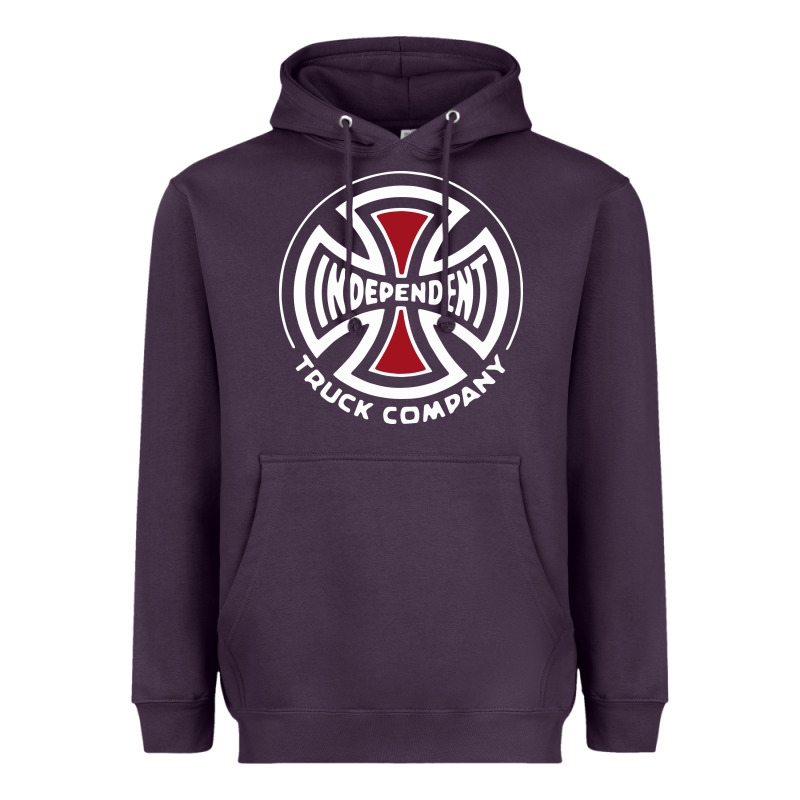 Independent Company Cross Skateboard Heavyweight Hoodie by PixelWave | Teevron
