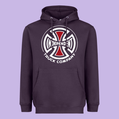 Independent Company Cross Skateboard Heavyweight Hoodie Designed By Pixelwave