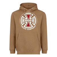 Toasted Coconut independent company cross skateboard Heavyweight Hoodie - PixelWave