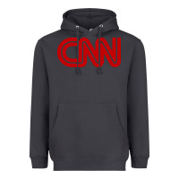 Smoke cnn media company Heavyweight Hoodie - PixelWave