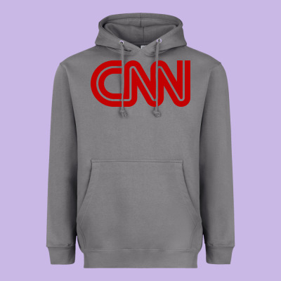 Cnn Media Company Heavyweight Hoodie Designed By Pixelwave