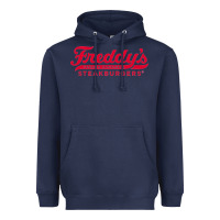 Navy freddy's frozen custard & steakburgers Heavyweight Hoodie - PixelWave