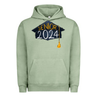 Pigment Oil Green senior 2024 graduation Urban Hoodie - RanaPortraitStore