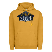 Pigment Peanut Butter senior 2024 graduation Urban Hoodie - RanaPortraitStore