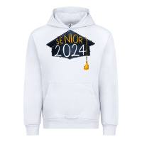 White senior 2024 graduation Urban Hoodie - RanaPortraitStore