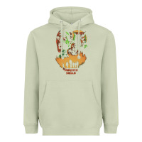 Matcha The Monster Squad Heavyweight Hoodie - PixelWave