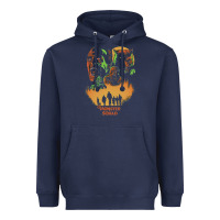 Navy The Monster Squad Heavyweight Hoodie - PixelWave