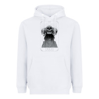 White hunt showdown anniversary three of skulls black t shirt Heavyweight Hoodie - PixelWave