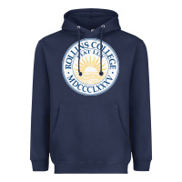 Navy rollins college Heavyweight Hoodie - PixelWave