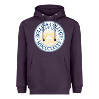 Plum rollins college Heavyweight Hoodie - PixelWave