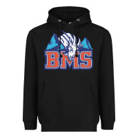 Black blue mountain state Heavyweight Hoodie - PixelWave