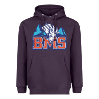 Plum blue mountain state Heavyweight Hoodie - PixelWave