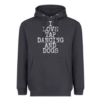 Smoke i love tap dancing & dogs funny dog gift t shirt men women Heavyweight Hoodie - PixelWave