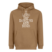 Toasted Coconut i love tap dancing & dogs funny dog gift t shirt men women Heavyweight Hoodie - PixelWave