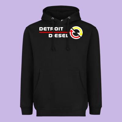 Detroit Diesel Heavyweight Hoodie Designed By Pixelwave