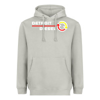 Moon Dust Detroit Diesel Heavyweight Hoodie - PixelWave