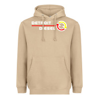 Mushroom Detroit Diesel Heavyweight Hoodie - PixelWave