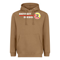 Toasted Coconut Detroit Diesel Heavyweight Hoodie - PixelWave