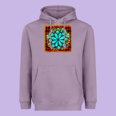 Gemstone Cactus Christmas Coaster Heavyweight Hoodie Designed By Jahusdesignshop