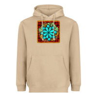 Mushroom gemstone cactus christmas coaster Heavyweight Hoodie - JahusDesignShop