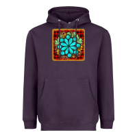 Plum gemstone cactus christmas coaster Heavyweight Hoodie - JahusDesignShop