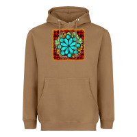 Toasted Coconut gemstone cactus christmas coaster Heavyweight Hoodie - JahusDesignShop