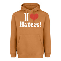 Meerkat i love haters Heavyweight Hoodie - PixelWave