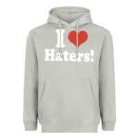 Moon Dust i love haters Heavyweight Hoodie - PixelWave