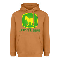 Meerkat Juan Deere Farmer Gardener Landscaper Funny Heavyweight Hoodie - PixelWave