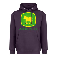 Plum Juan Deere Farmer Gardener Landscaper Funny Heavyweight Hoodie - PixelWave