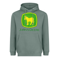 Sage Juan Deere Farmer Gardener Landscaper Funny Heavyweight Hoodie - PixelWave