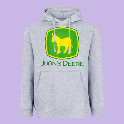Juan Deere Farmer Gardener Landscaper Funny Heavyweight Hoodie Designed By Pixelwave