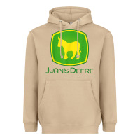 Mushroom Juan Deere Farmer Gardener Landscaper Funny Heavyweight Hoodie - PixelWave