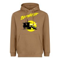 Toasted Coconut baywatch lifeguard tower sunset   baywatch Heavyweight Hoodie - PixelWave