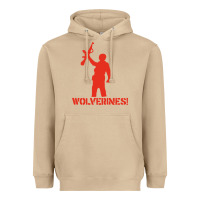 Mushroom red dawn wolverines Heavyweight Hoodie - PixelWave