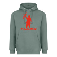 Sage red dawn wolverines Heavyweight Hoodie - PixelWave