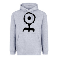 Heather Grey Einsturzende Neubauten Heavyweight Hoodie - PixelWave