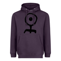 Plum Einsturzende Neubauten Heavyweight Hoodie - PixelWave