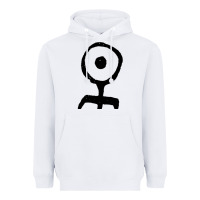 White Einsturzende Neubauten Heavyweight Hoodie - PixelWave
